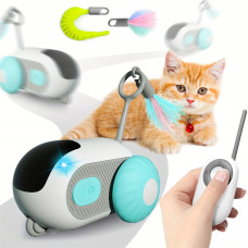 Игрушка для кошек с дистанционным управлением + 2 режима USB-C (Польша)